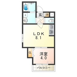 H-maison東住吉Ⅱの物件間取画像